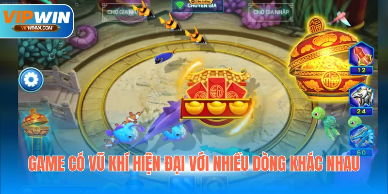 Game có vũ khí hiện đại với nhiều dòng khác nhau