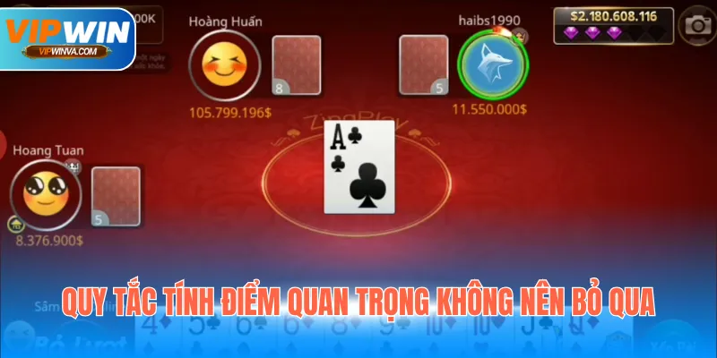 Quy tắc tính điểm quan trọng không nên bỏ qua
